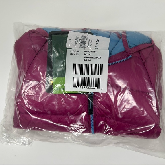 NWT - L.L.Bean Infant 0-3M Snowsuit in Magenta Haze - Picture 3 of 3